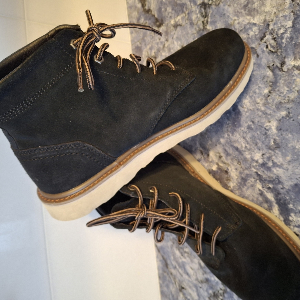 Men's Black Leather Boots
